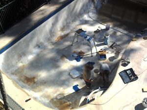 12 - pool renovation. pool painting - residential - sydney NS