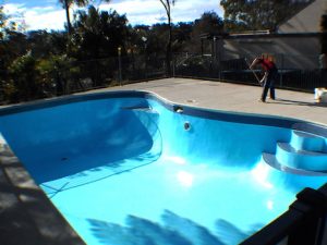 12g - pool renovation. pool painting - residential - sydney NS