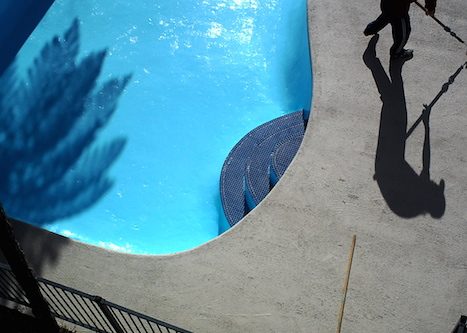 12m - pool renovation. pool painting - residential - sydney NS