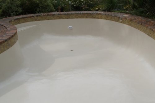 2b - pool renovation. pool painting
