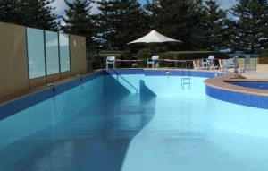 7a - commercial pool - Quest apartments, Cronulla, NSW - roof top pool painting