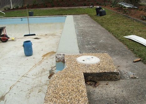 8a - pool renovation. pool painting - residential